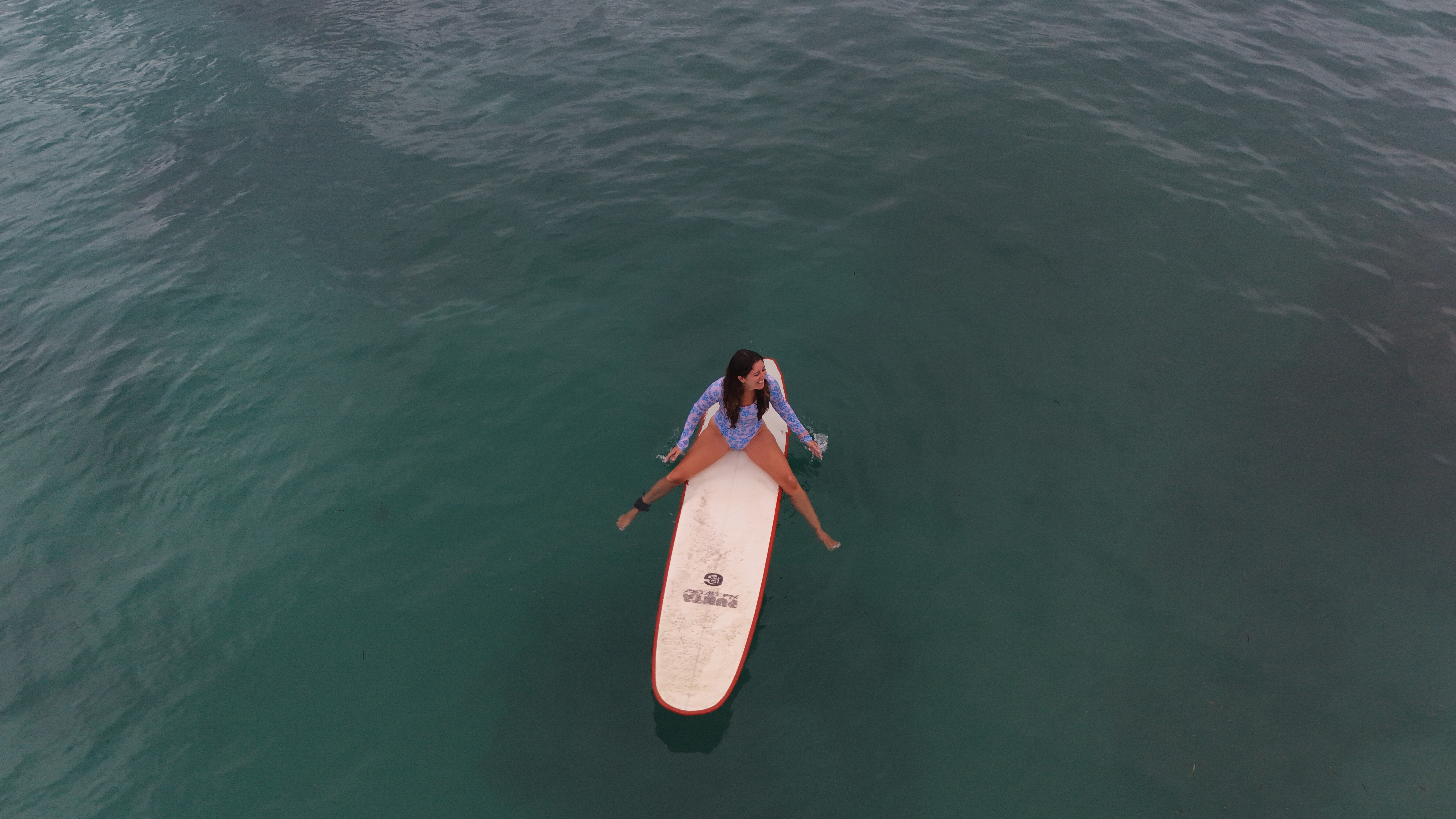 Surfing in the lineup